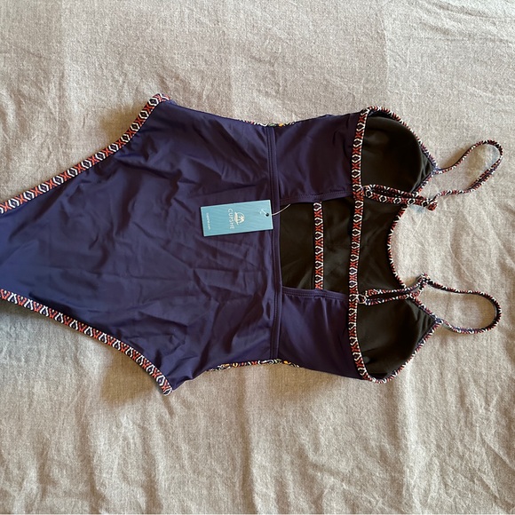 Boho Navy swim suit - Picture 2 of 2